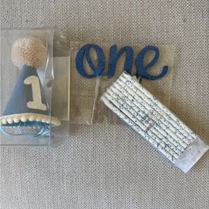 Blue Birthday Party Set